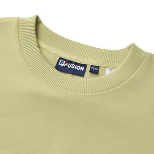 Футболка унисекс кремово-зелёная FILA FUSION