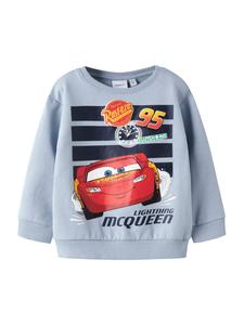 NAME IT Толстовка 'NMMFranzi Cars' в цветах Marine Blue и Dusty Blue