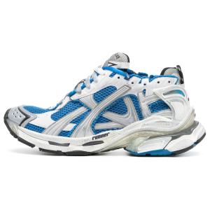Кроссовки с панелями Runner Balenciaga, синий белый
