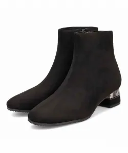 Простые короткие ботинки техен Tehen, цвет Black Suede