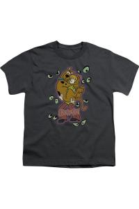 Футболка с коротким рукавом для детей Scooby Doo "За тобой следят" Gildan, Charcoal