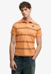 Винтажная полосатая рубашка поло Superdry & Co, Orange Stripe