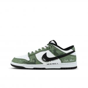 Nike Dunk Orangutan Mischief XJDD Green Wilderness Trail Leather Low top Skateboard Shoes Unisex White Green