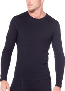 Мужской термотоп Icebreaker 260 Tech Crewe с длинным рукавом, Black