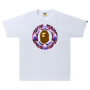 Футболка BAPE Lightning Busy Works, цвет Белый/Черный