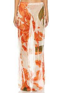 Юбка сивиллы Retrofete, цвет neutral botanical