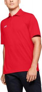 Under Armour мужская поло Team Performance (Stealth Gray), Red-White