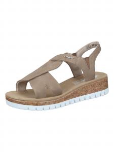 Rieker Сандалии 'Sandaletten' в бежевом цвете