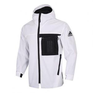 Куртка adidas Zipper Cargo Woven Fleece Lined Jacket White, белый