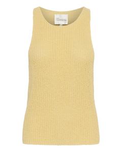 Вязаный топ My Essential Wardrobe Diva, темно-желтый