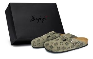 Birkenstock Износостойкие сандалии с закрытым носком, унисекс, серо-коричневые