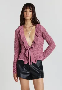 С кардиганом с оборками Calliope, Rosa Antico