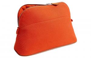 HERMES Болайд хлопковая сумка для боулинга косметичка дорожная сумка для хранения женская оранжевая