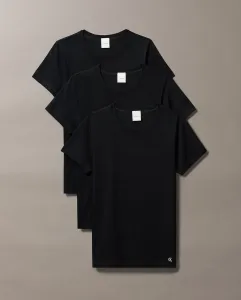 Набор из 3 футболок из 100% хлопка Calvin Klein, черный