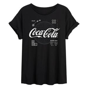 Детская футболка с логотипом Coca-Cola и струящимся рисунком кока-колы Licensed Character