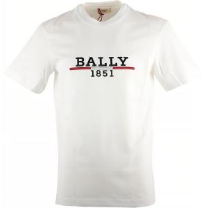 Футболка мужская белая BALLY