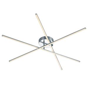 Светодиодный потолочный светильник Trio Tiriac, железо - 3-световое - серебро