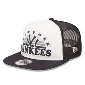 Мужская кепка New Era белого/темно-синего цвета New York Yankees Gradient Golfer 9FIFTY Snapback