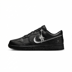 Nike Dunk устойчивые к истиранию дышащие низкие скейтборд кроссовки unisex black white