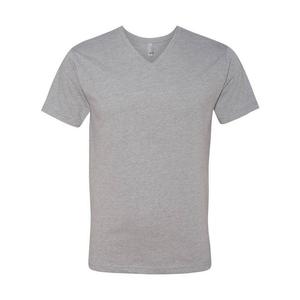 Футболка унисекс с V-образным вырезом Next Level, цвет Dark Heather Grey