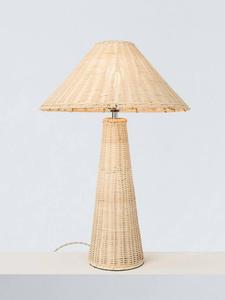 Плетёная настольная лампа из ротанга John Lewis, Natural