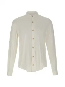 Классическая рубашка из хлопкового смеси Eleventy, белый