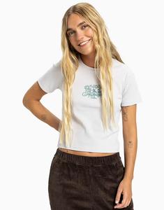 Футболка Sunday с коротким рукавом в цвете «лиловый мрамор» Quiksilver