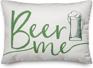 Creative Products Декоративная подушка Green Beer Me с мягким чехлом Green Beer Me 1