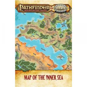 Ролевая игра Studio 2 Publishing Pathfinder for Savage Worlds RPG: Inner Sea Poster Map