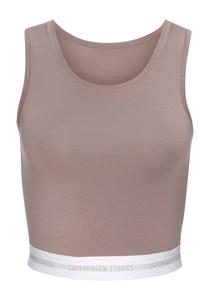 Copenhagen Studios Топ в коричневом цвете