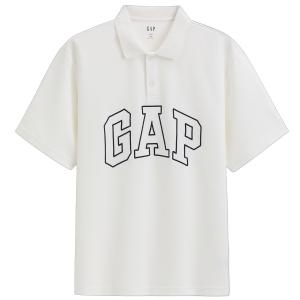 Унисекс поло GAP, белый
