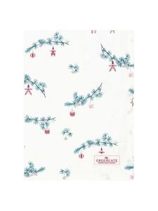 Greengate Белое кухонное полотенце JUANA с еловыми ветками