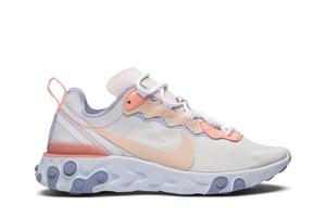 Кроссовки Nike Wmns React Element 55 'Pale Pink', розовый