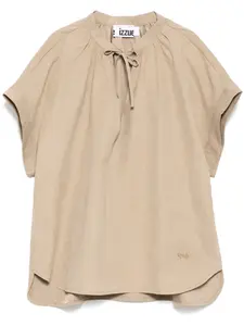 Блузка с V-образным вырезом Izzue, нейтральный