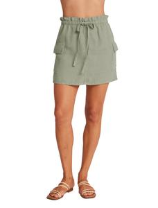 Мини-юбка Posey Cargo в цвете Aloe Vera Green Bella Dahl