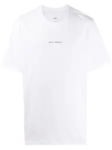 Футболка с цветочным принтом и логотипом OAMC, белый