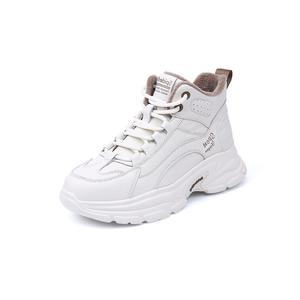 Женские кроссовки с высоким берцем и нескользящей подошвой Spider King, Beige