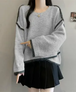 Типовой вязаный пуловер в цветовой гамме Aimoha - Select -, цвет Light Gray