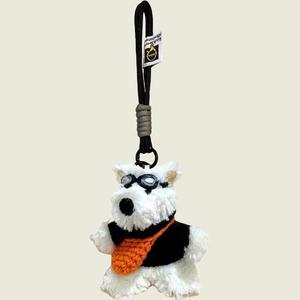 Брелок-кукла плюшевый подвеска для сумочки 11 см высота Bowl, желтый