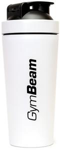 Спортивный шейкер GymBeam Shaker Steel, White 739 ml