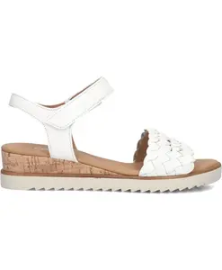 Белые сандалии на плоской подошве Gabor, белый