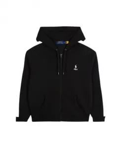 Черная куртка стандартного кроя из смеси хлопка и полиэстера. Polo Ralph Lauren, черный