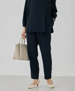 Атласные брюки зауженного кроя можно стирать/быстро сохнут/не образуют катышки/просты в уходе Avv, цвет Navy