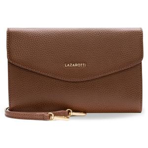 Клатч Lazarotti Bologna Leather Tasche Leder 23 cm, коричневый
