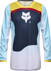 Детская мотокроссовая майка FOX 180 elevated, Light Blue