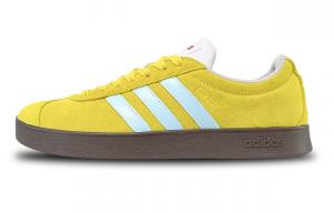 Adidas Neo ВЛ Корт Лайфстайл Лоу Топ скейтборд кроссовки унисекс желтые, цвет Yellow