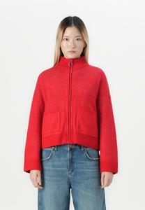 Кардиган Selected Femme SLFSIA ZIPPER CARDIGAN , Equestrian Red/Light Red