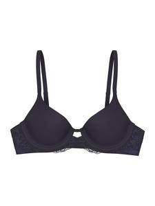 Бюстгальтер-футболка TRIUMPH  Amourette Charm, темно-серый/черный