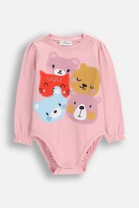 Детский боди Coccodrillo, розовый