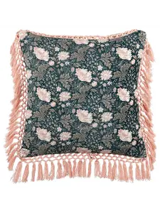 Декоративная подушка Beliani Deko PARROTIA, цвет blau/rosa